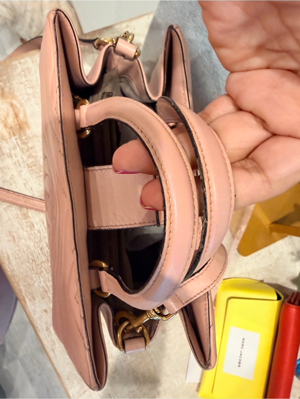 Gucci Pink Leather shoulder/crossbody - Picture 3 of 9